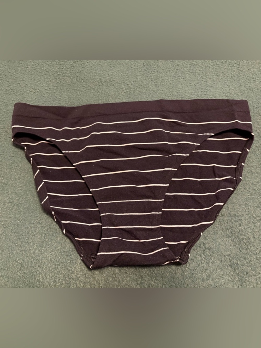 Victoria's Secret Black and White Striped Bikini